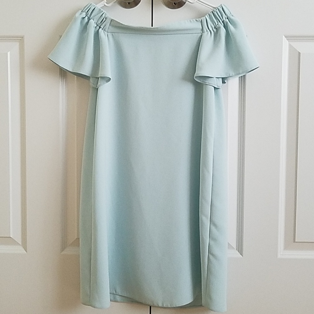 Topshop Off Shoulder Dress